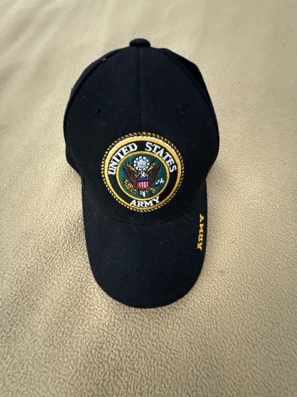 Steve & Barry's United States Army Black Adjustable Baseball Cap